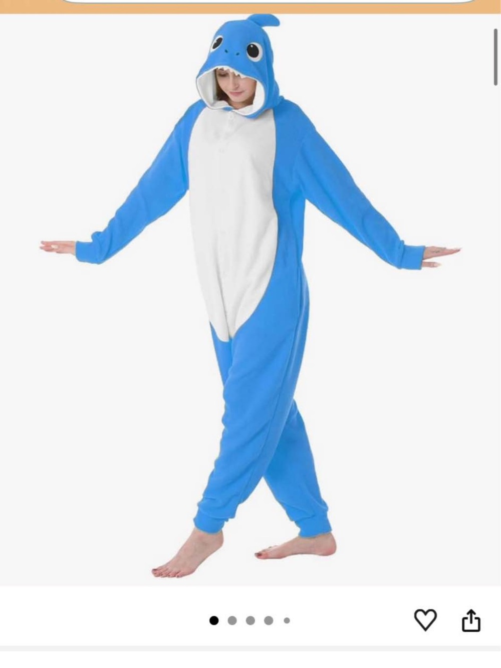Baby shark onesie LARGE